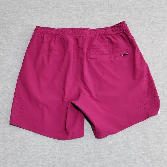 Legends Relay Linerless 7” Shorts Size XL Maroon Red Athletic Workout Drawstring - Picture 3 of 13
